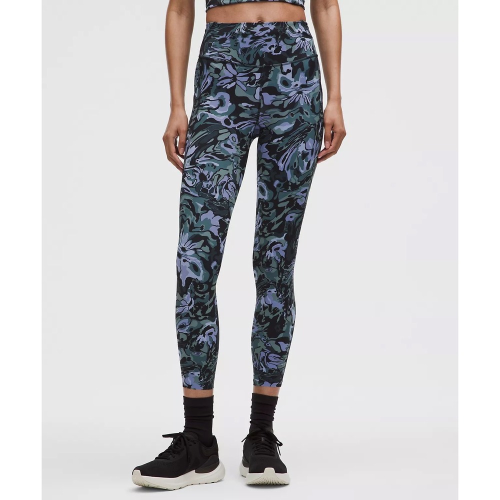 Lululemon NWT Fast & Free High Rise Tight 25" /Size 2 / MSRP $128 / RARE Pattern